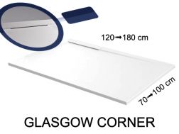 Brodzik, odpÅyw naroÅ¼ny - GLASGOW CORNER
